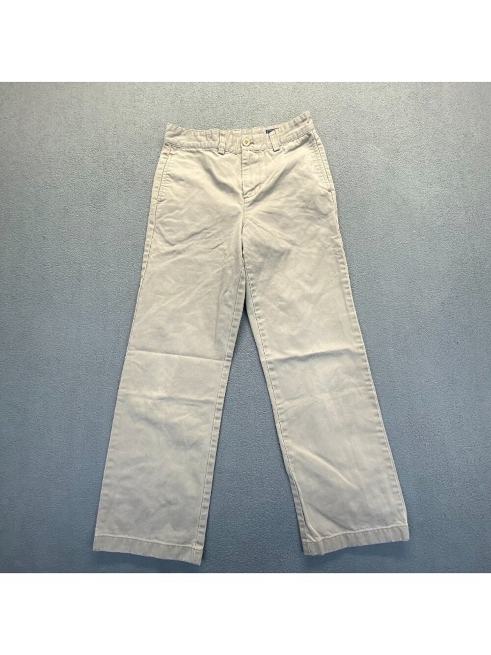 Vineyard Vines size 12 Beige Boy's pants 100% Cotton Zipper see Photos - Picture 1 of 10